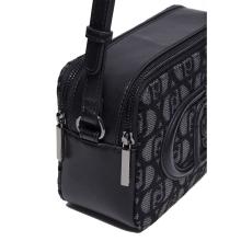 Liu Jo Camera Bag Logo Jacquard Nero - 6