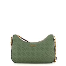 Liu Jo Borsa a spalla mezzaluna logo Dark Jade - 1