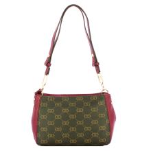 Liu Jo Borsa a spalla Media Monogram Red Wine - 3