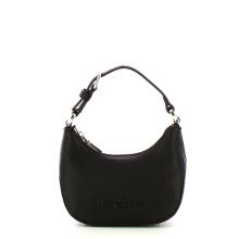 Love Moschino Hobo Bag Giant Logo mini Nero Nikel - 1