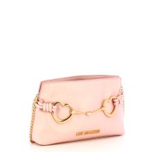 Love Moschino Clutch Laminata Hearts Cipria - 2