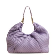 Manila Grace Borsa a spalla Tulip Big Lavanda - 1