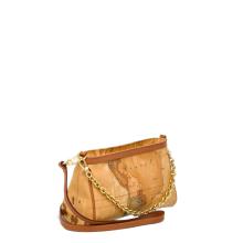 Alviero Martini 1a Classe Mini Borsa a tracolla con catena Geo Classic Naturale - 2