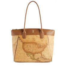 Alviero Martini 1a Classe Shopping bag Heritage Geo Tabacco - 1