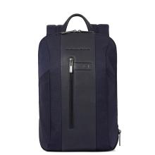 Piquadro Zaino Sottile Porta PC Espandibile Brief 15.6 in tessuto riciclato - 1