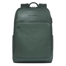 Piquadro Zaino Porta PC Black Square 15.6" Verde Verde - 1