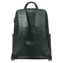 Piquadro Zaino Porta PC Black Square 15.6" Verde Verde - 3