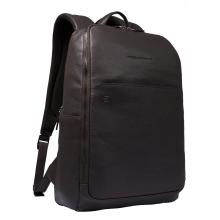 Piquadro Zaino Porta PC Black Square 15.6" Testa Di Moro - 2