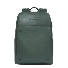 Piquadro Zaino Porta PC Black Square 14" Verde Verde - 1