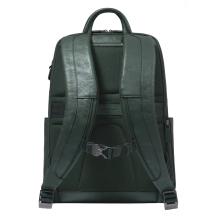 Piquadro Zaino Porta PC Black Square 14" Verde Verde - 3
