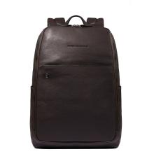 Piquadro Zaino Porta PC Black Square 14" Testa Di Moro - 1