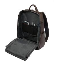 Piquadro Zaino Porta PC Black Square 14" Testa Di Moro - 4