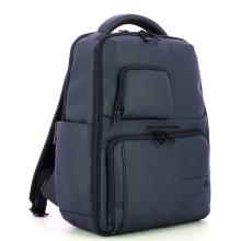 Piquadro Zaino Gommato Porta PC 14" Blu - 2