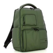 Piquadro Zaino Gommato Porta PC 14" Verde - 2