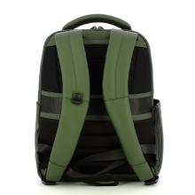 Piquadro Zaino Gommato Porta PC 14" Verde - 3