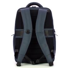 Piquadro Zaino Gommato Porta PC 15.6" Blu - 3