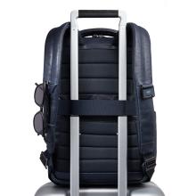 Piquadro Zaino Cronus Porta PC 14" Blu - 3