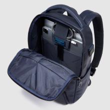 Piquadro Zaino Cronus Porta PC 13" Blu - 5