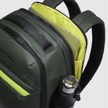 Piquadro Zaino Porta PC 14" Corner 2.0 Verde - 4