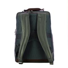 Piquadro Zaino Porta PC in pelle 15.6 Blu Marrone - 3