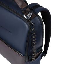 Piquadro Zaino Porta PC 15.6" Harper Blu Testa Di Moro - 4