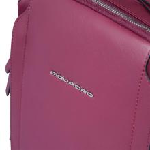 Piquadro Lyra Bordeaux Small Backpack with 12.9" tablet sleeve - 4