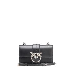 Pinko Mini Borsa a tracolla Love One Nero Old Silver - 1