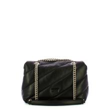 Pinko Borsa a tracolla Love Puff Nero Old Silver - 3