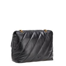 Pinko Borsa a tracolla Large Love Puff Nero Antique Gold - 3