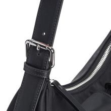 Pinko Borsa a spalla Cargo Nero Limousine Shiny Nickel - 5