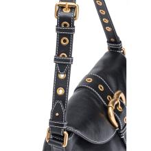 Pinko Borsa a spalla Jolene Classic Nero Antique Gold - 4