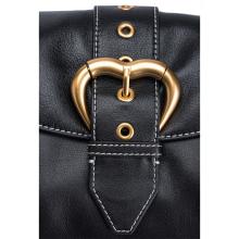 Pinko Borsa a spalla Jolene Classic Nero Antique Gold - 5