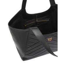 Pinko Tote Bag Puzzle Nero Antique Gold - 5