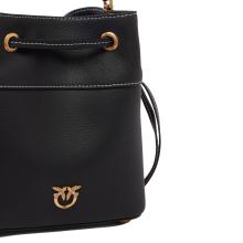 Pinko Borsa Secchiello piccolo Nero Antique Gold - 4