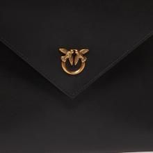 Pinko Pochette Flat Nero Antique Gold - 3