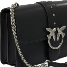 Pinko Tracolla Love One Classic Nero Old Silver - 4