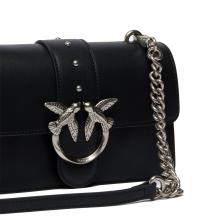 Pinko Mini Borsa a tracolla Love One Nero Old Silver - 3