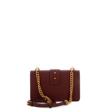 Pinko Mini Borsa a tracolla Love One Cioccolato Amaro Antique Gold - 3