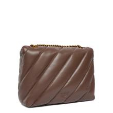 Pinko Borsa a tracolla Large Love Puff Marrone Castano Antique Gold - 2