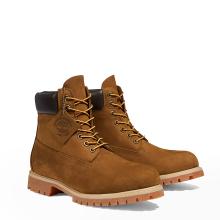 Timberland Stivale Uomo Premium 6-Inch Dark Wheat Nubuck - 3