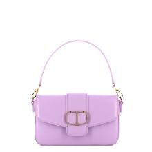 Twin Set Borsa a mano Amie in pelle Lavendula - 1