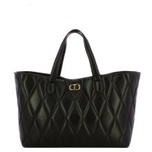 Twinset Tote Grande Waffle Bag Nero - 1