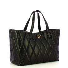 Twinset Tote Grande Waffle Bag Nero - 2