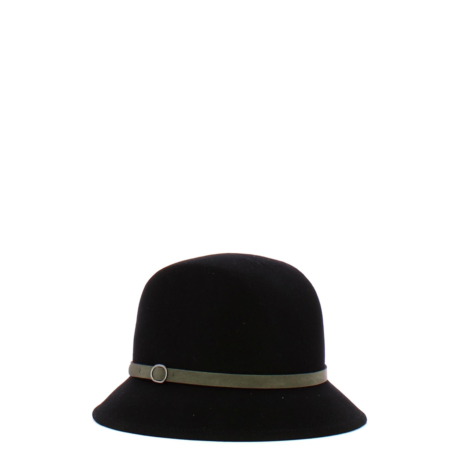 Cappello in feltro con fascetta Black