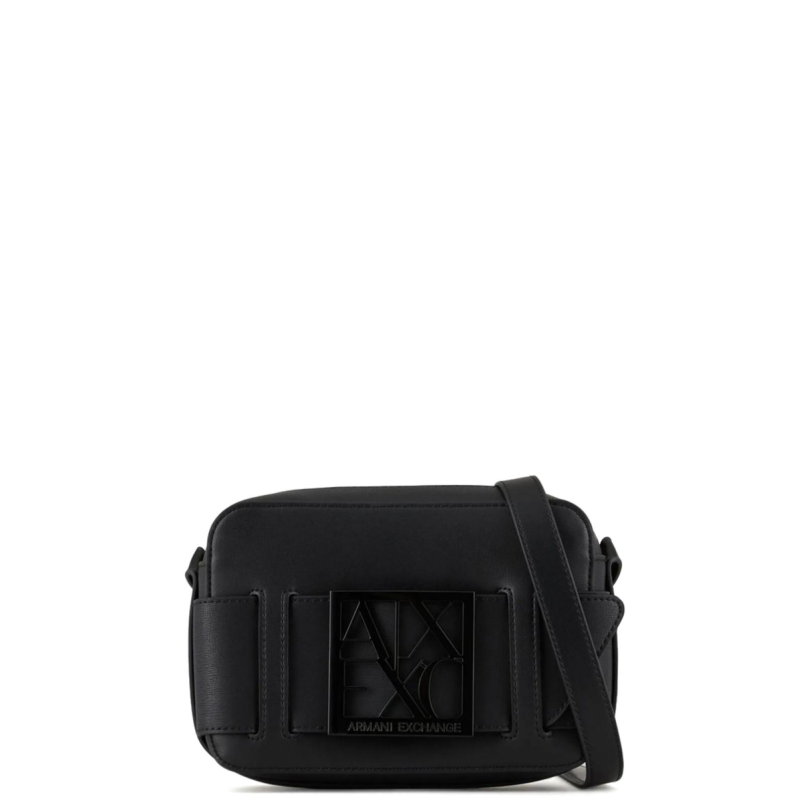 Armani Exchange Camera Case logata con fibbia Nero - 1