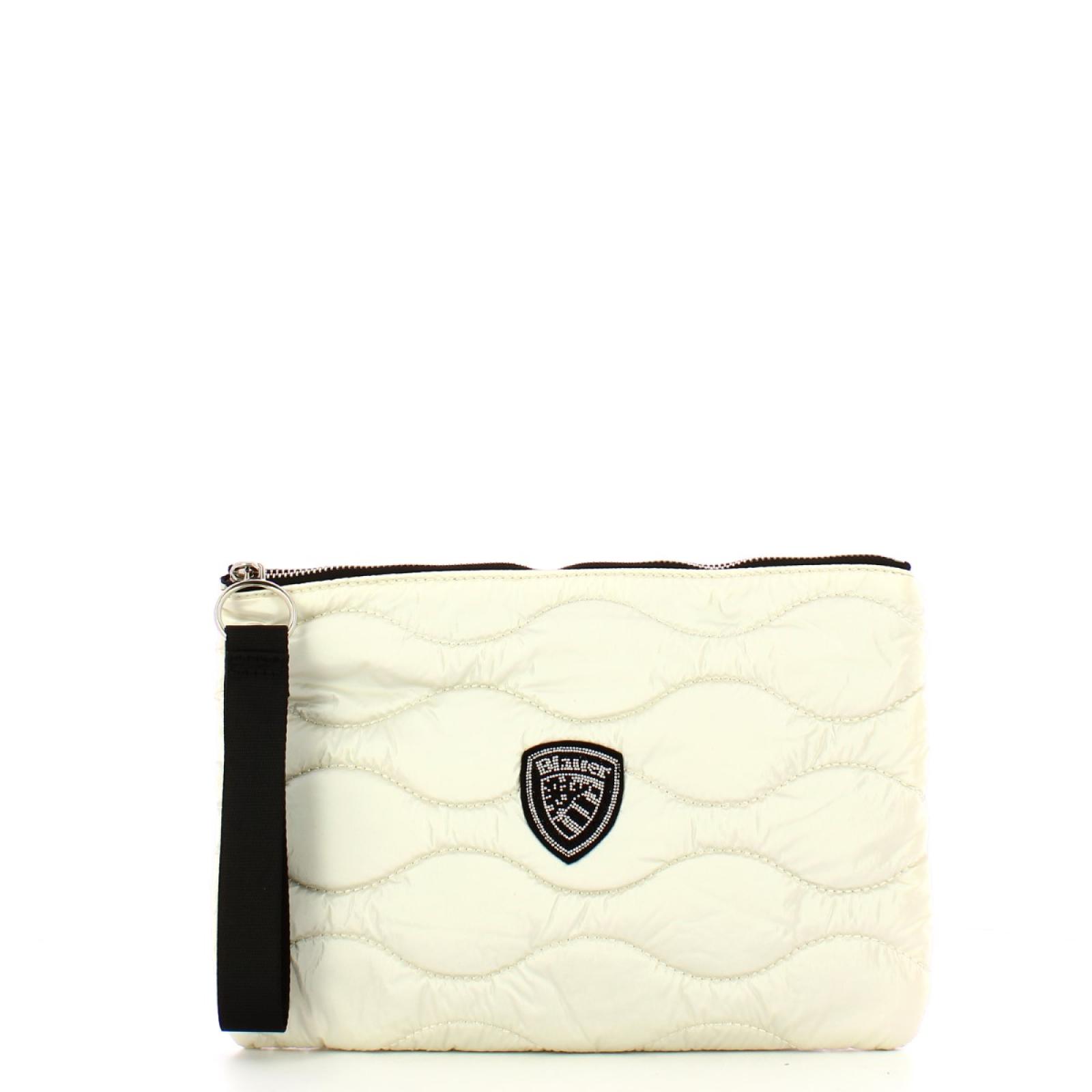 Blauer Pochette Flow trapuntata White - 1