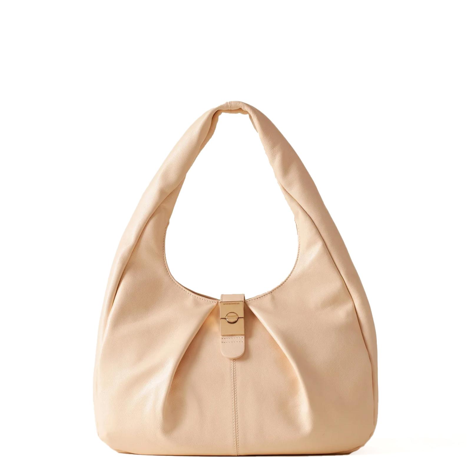 Borbonese Hobo Bag Cortina Medium Light Cuir - 1