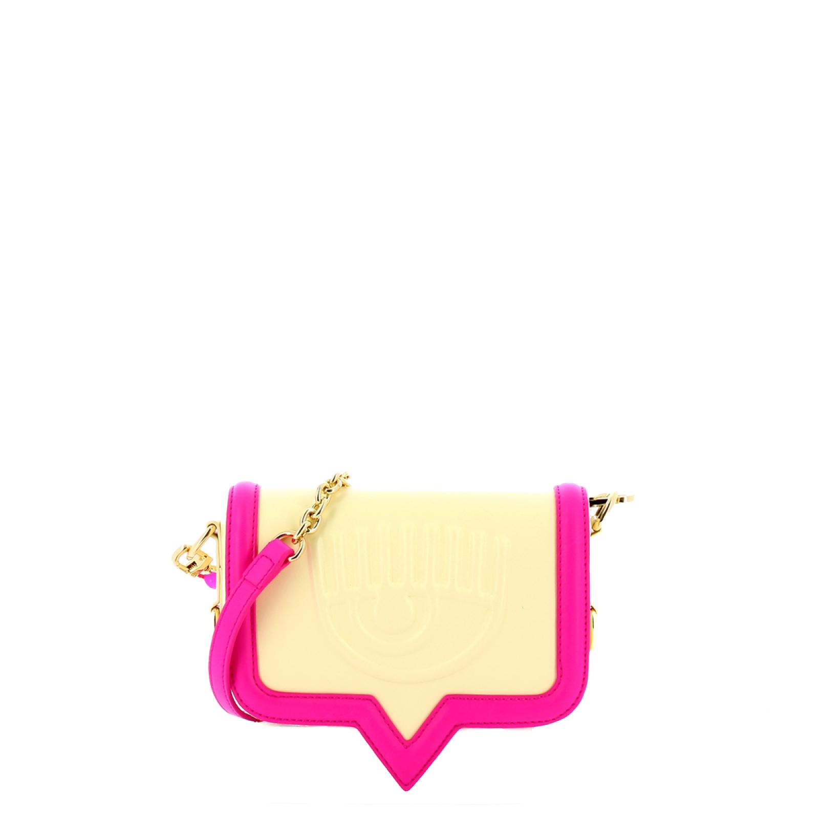 Chiara Ferragni Borsa Eyelike Small Bicolor Wax Yellow - 1