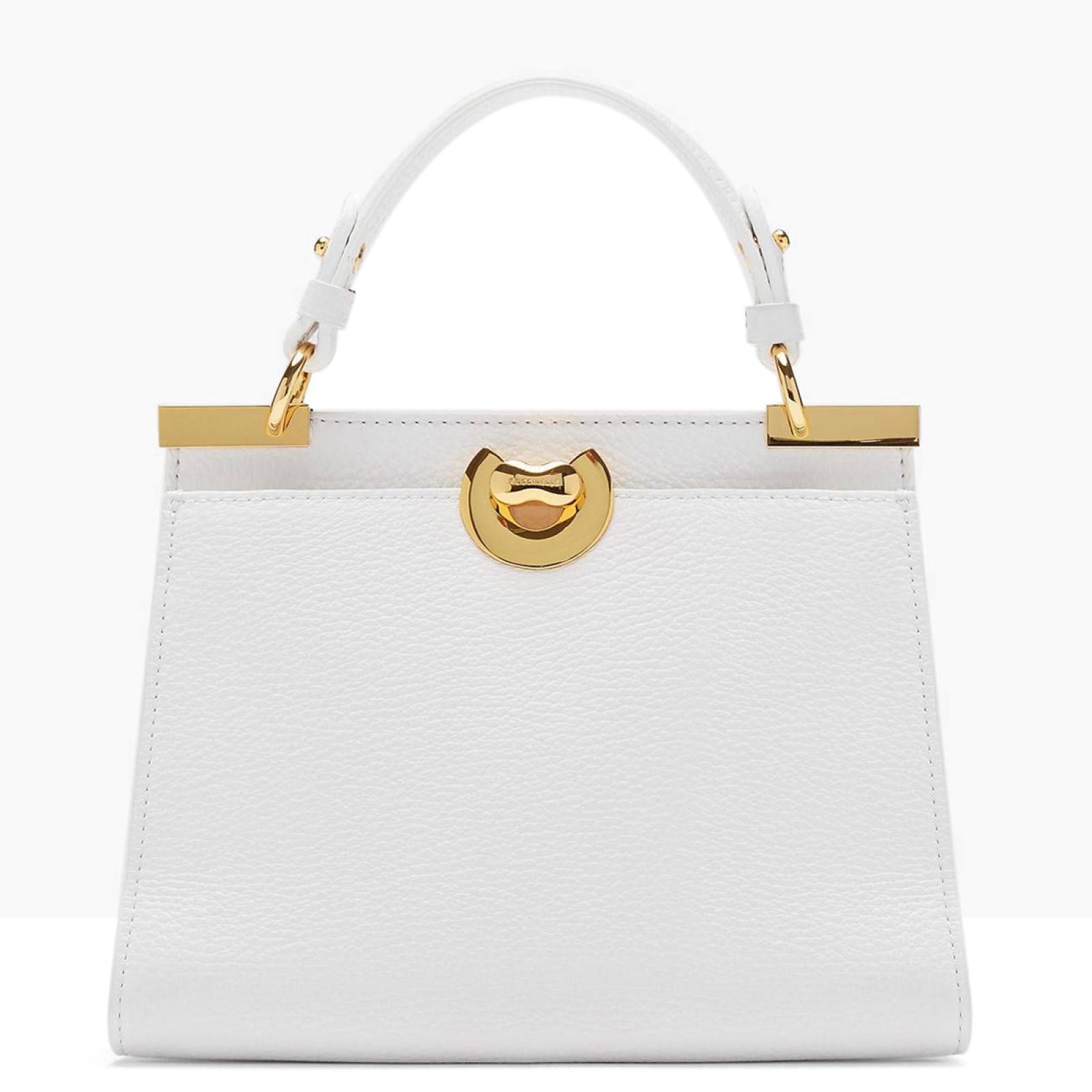 Coccinelle Borsa a mano Binxie Medium Brillant White - 1