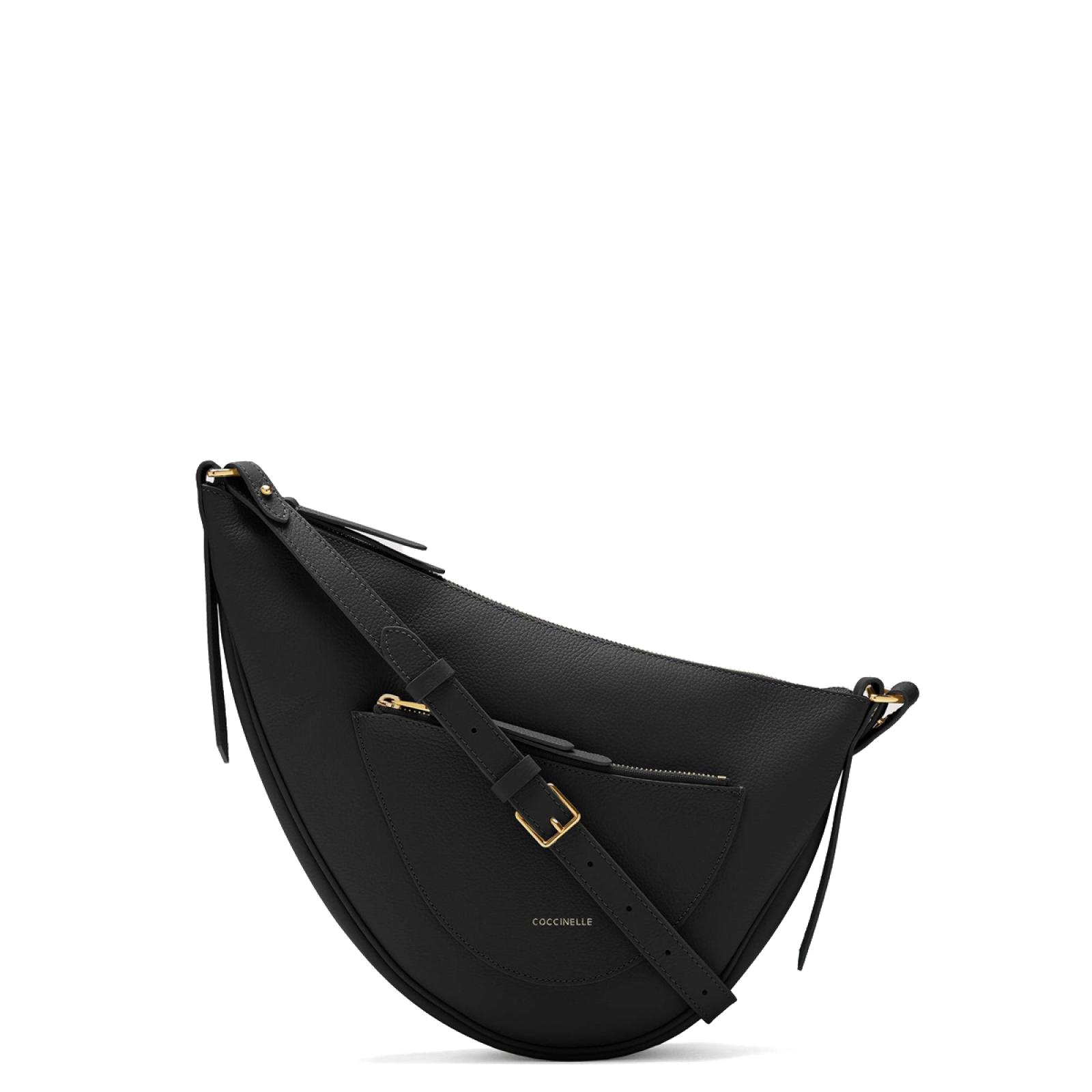 Coccinelle Borsa a tracolla Snuggie Small Noir Cuir - 1